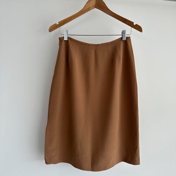 Valentino Miss V Pencil Skirt 28'' Minimalist Old Money Quiet Luxury Made Italy - Picture 2 of 8